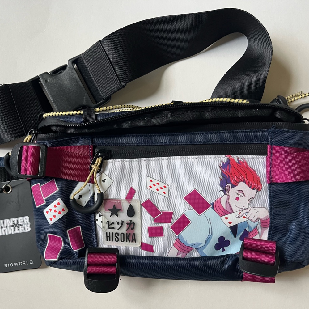 HunterxHunter Hisoka purse crossbody sling bag Fanny pack